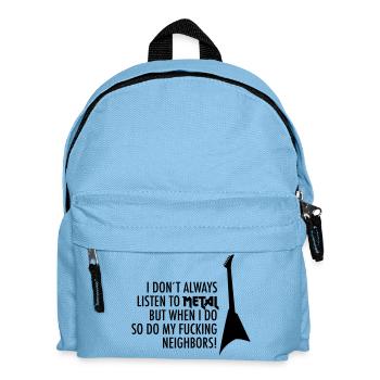 20-30 Metal Musik - Kinder Rucksack - Hellblau - Vorne