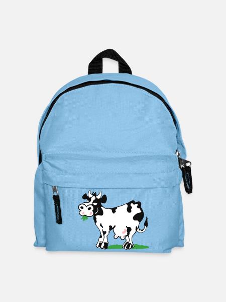 Kuh - Kinder Rucksack - Hellblau
