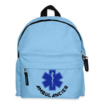 ambulancier logo - Sac à dos Enfant - bleu clair - Devant