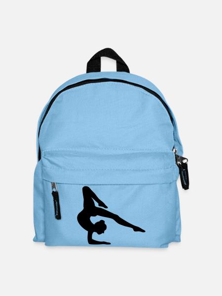 Fille de gymnastique - Sac à dos Enfant - bleu clair