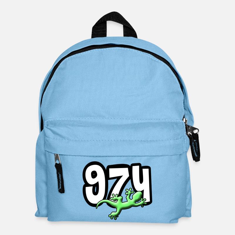 974 Gecko - Kinder Rucksack - Hellblau