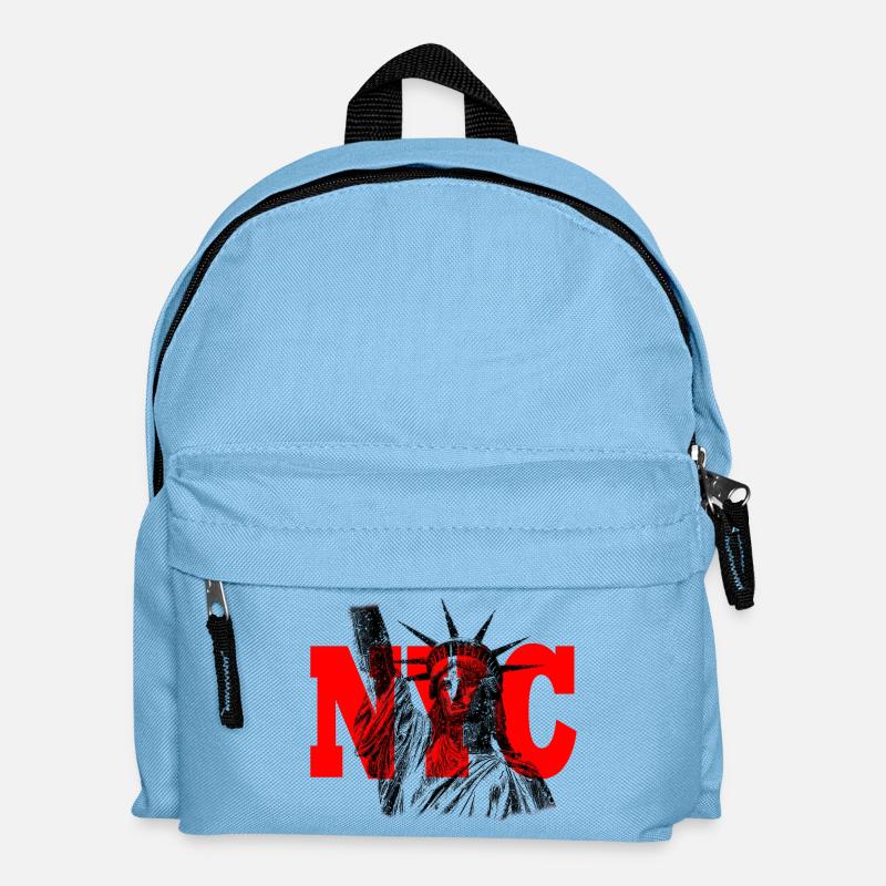 New York - Kinder Rucksack - Hellblau
