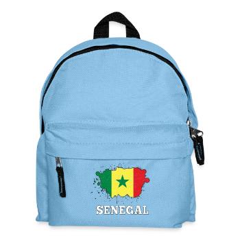 Splash Senegal Football Team Gift Gift Idea - Kids' Backpack - light blue - Front