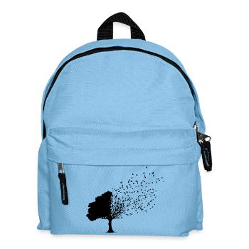 Herbst - Kinder Rucksack - Hellblau - Vorne