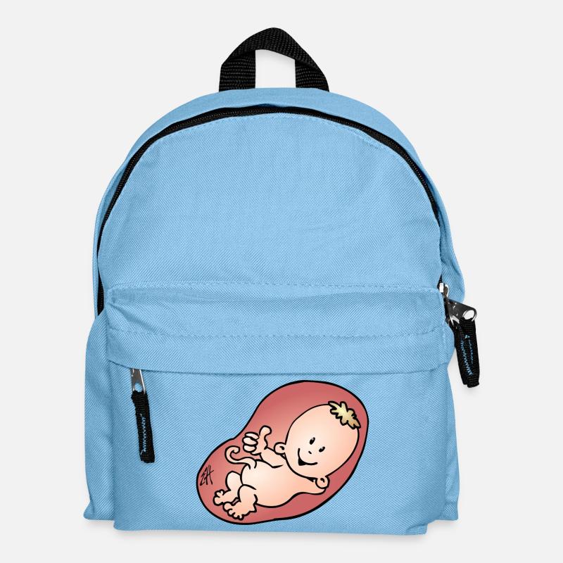Pregnant - pregnancy - Kids' Backpack - light blue