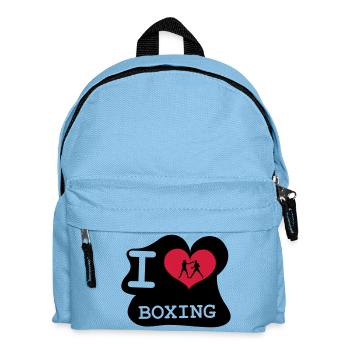 I Love Boxing - Sac à dos Enfant - bleu clair - Devant