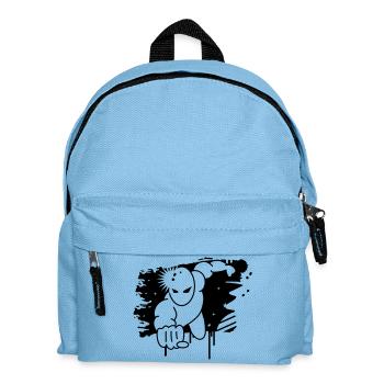 Superhero graffiti - Kids' Backpack - light blue - Front