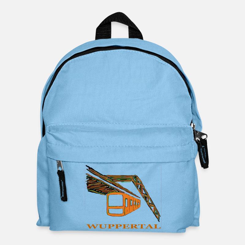 Schwebebahn - Kinder Rucksack - Hellblau