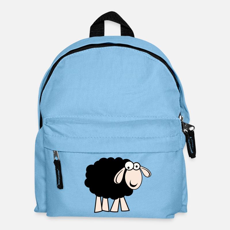 Schwarzes Schaf - Kinder Rucksack - Hellblau