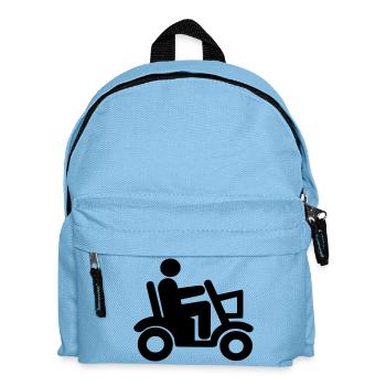 Scooter de mobilité, Fauteuil roulant, Roller, Handicapé # - Sac à dos Enfant - bleu clair - Devant