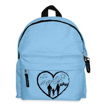 Hiking summer nature freedom gift - Kids' Backpack - light blue - Front