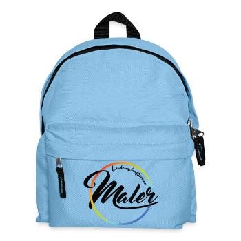 Peintre passionné - Sac à dos Enfant - bleu clair - Devant