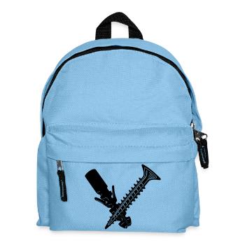 Screw and plug - Kids' Backpack - light blue - Front