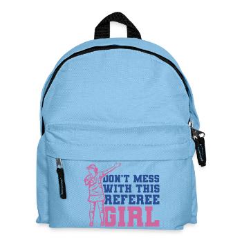 Schiedsrichterin - Kinder Rucksack - Hellblau - Vorne
