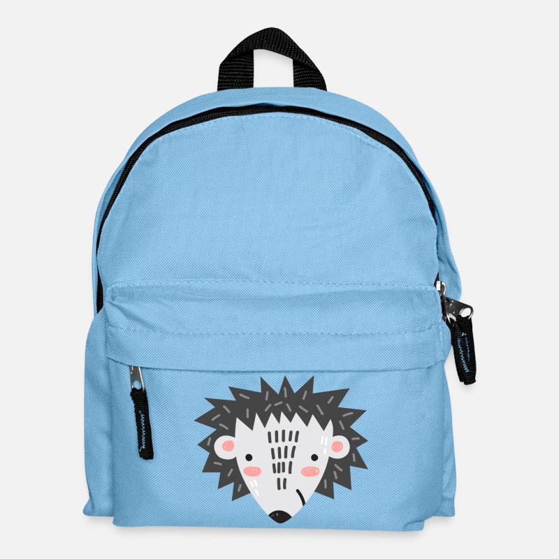 Igel "Max" - Kinder Rucksack - Hellblau