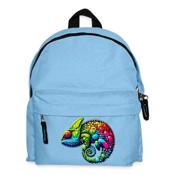 Chameleon - Kids' Backpack - light blue - Front