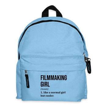 Filmmaker Filmmaker Filmmaker - Kinder Rucksack - Hellblau - Vorne