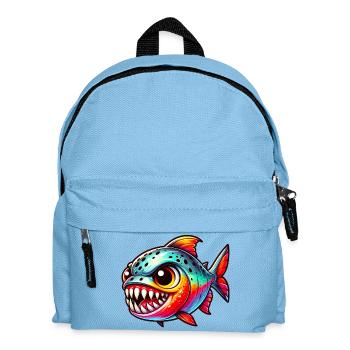 Piranha - Kids' Backpack - light blue - Front