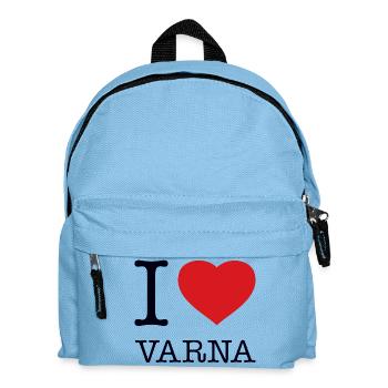 I LOVE VARNA - Kinder Rucksack - Hellblau - Vorne