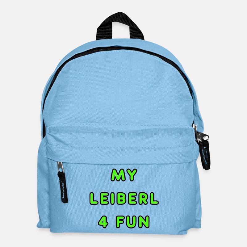 MY LEIBERL 4 FUN GREEN - Kinder Rucksack - Hellblau