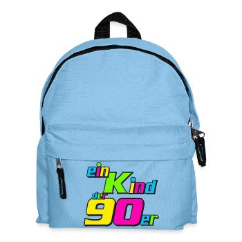 Fête des années 90 , Soirée à thème , Enfant des années 90 (25) - Sac à dos Enfant - bleu clair - Devant