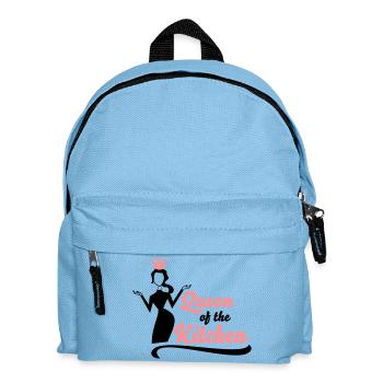 Lustige Geschenke für Frauen die gern kochen - Kinder Rucksack - Hellblau - Vorne