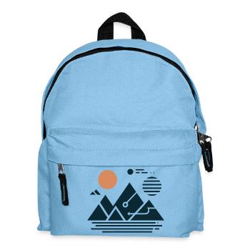 Gebirge - Kinder Rucksack - Hellblau - Vorne