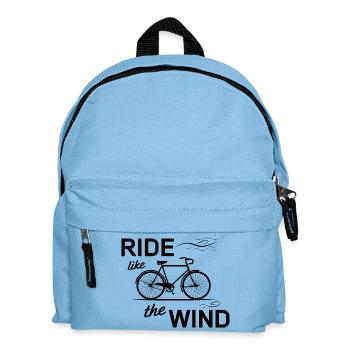 Ride Like The Wind - Kids' Backpack - light blue - Front