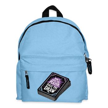 Hasse nicht den Spieler, hasse die Auslosung - Kinder Rucksack - Hellblau - Vorne