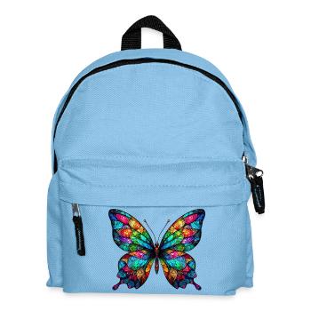 Schmetterling - Kinder Rucksack - Hellblau - Vorne