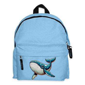 Wal - Kinder Rucksack - Hellblau - Vorne