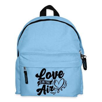 Liebe liegt in der Luft - Kinder Rucksack - Hellblau - Vorne