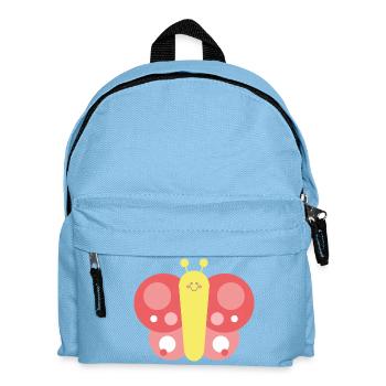 Papillon tendre et stylisé - Sac à dos Enfant - bleu clair - Devant