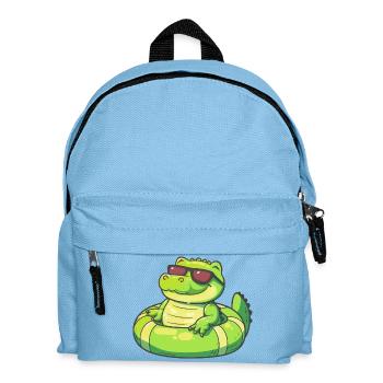 Alligator Comic Cool - Kids' Backpack - light blue - Front