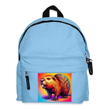 Bieber - Kinder Rucksack - Hellblau - Vorne