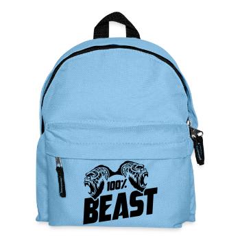 Gorilla Beast Motivation - Kids' Backpack - light blue - Front