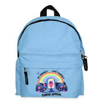 Rainbow Graphics Pride and Acceptance – Love - Kids' Backpack - light blue - Front