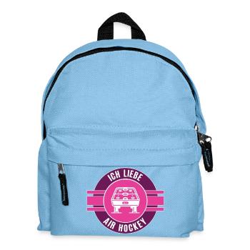 I Love Air Hockey Air Hockey Team - Kids' Backpack - light blue - Front