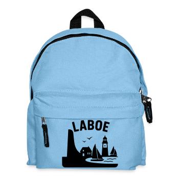 Laboe SH Schleswig Holstein Ostsee - Kinder Rucksack - Hellblau - Vorne