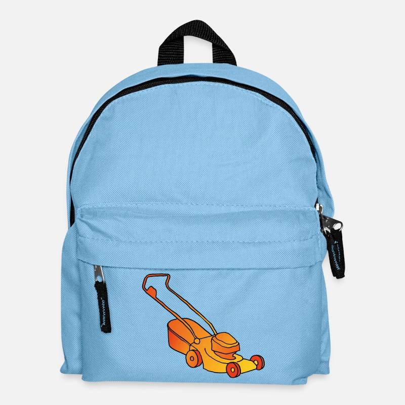 Rasenmäher - Kinder Rucksack - Hellblau