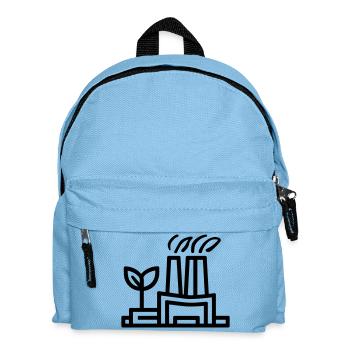 usine écologique - Sac à dos Enfant - bleu clair - Devant