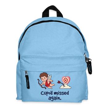 Cupid verpasst wieder lustige Anti-Valentine-Single - Kinder Rucksack - Hellblau - Vorne
