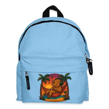 Casque de musique relaxante de hamac capybara Sunset - Sac à dos Enfant - bleu clair - Devant