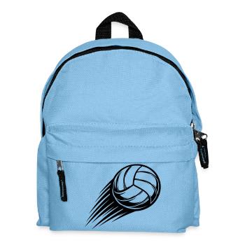 Volleyball Ball - Kinder Rucksack - Hellblau - Vorne