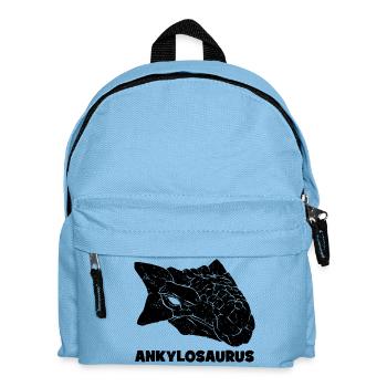Ankylosaurus Fossil Schädel - Kinder Rucksack - Hellblau - Vorne
