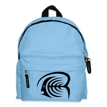 Anglerfisch - Kinder Rucksack - Hellblau - Vorne
