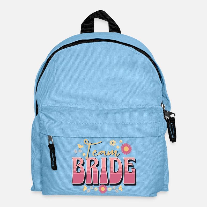 Team Bride - Kinder Rucksack - Hellblau