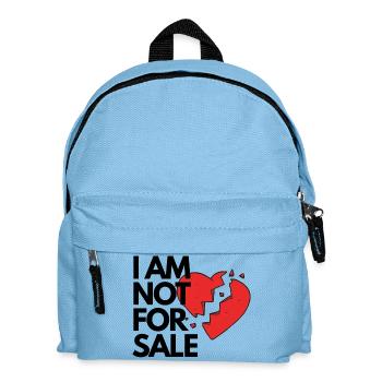 À vendre T-shirt graphique cœur brisé Romantique - Sac à dos Enfant - bleu clair - Devant