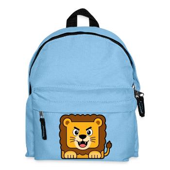 Lion - Sac à dos Enfant - bleu clair - Devant