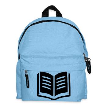 Book Reading Books - Kids' Backpack - light blue - Front